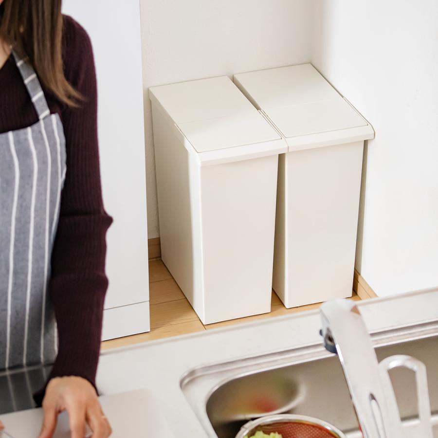 RISU（家具、インテリア） 特典付き ゴミ箱 30L TOSTE レバー