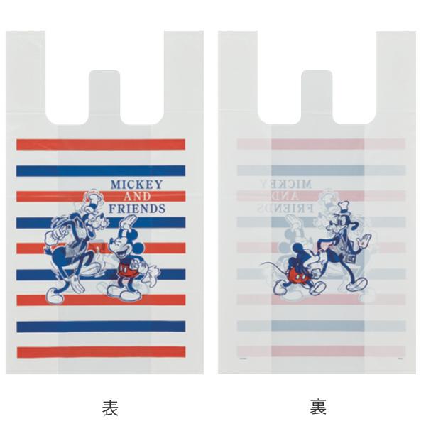 スケーター レジ袋 ミッキーマウス 持ち手付き袋 L 53x30cm マチあり  