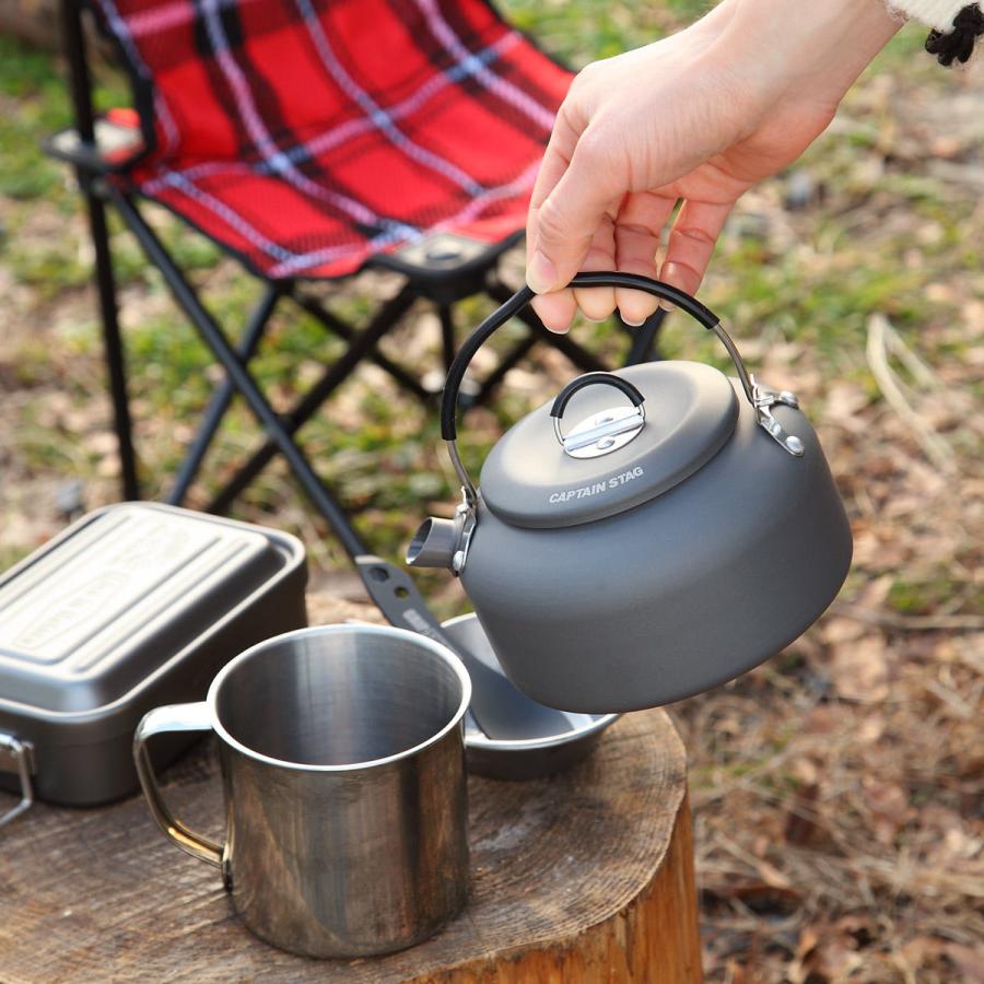 CAPTAIN STAG（キャプテンスタッグ） アウトドア用ケトル 700ml アルミ
