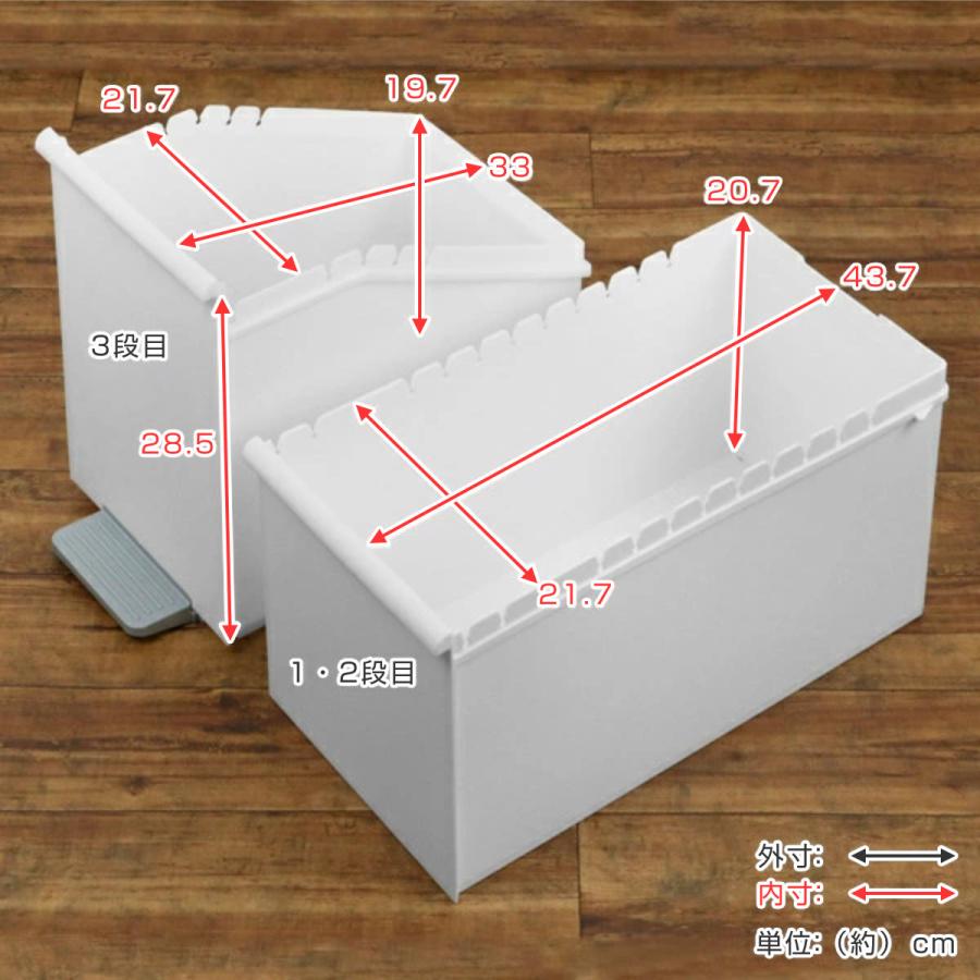 Like-it ゴミ箱 55L 幅25.5cm 分別 スイングステーション ワイド Like-it ゴミ箱 55L 幅25.5cm 分別 スイングステーション ワイド