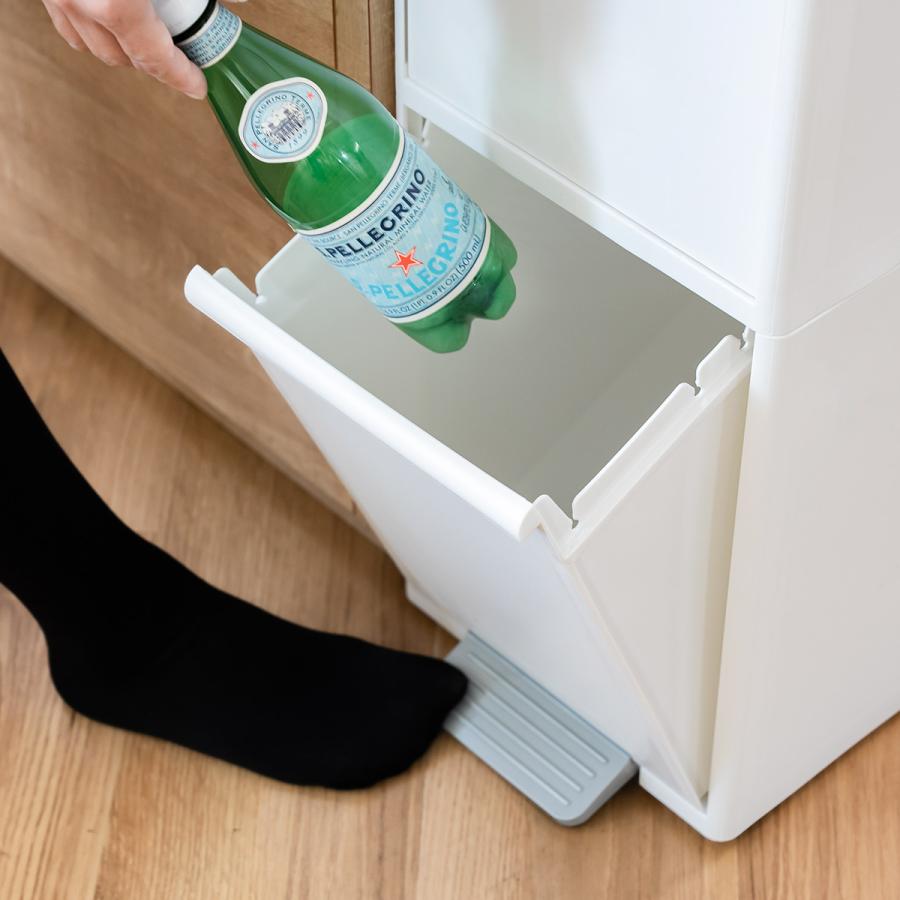 3段 ゴミ箱 楽天市場】ゴミ箱 60L 資源ゴミ 横型 3分別ワゴン （ ごみ箱 60