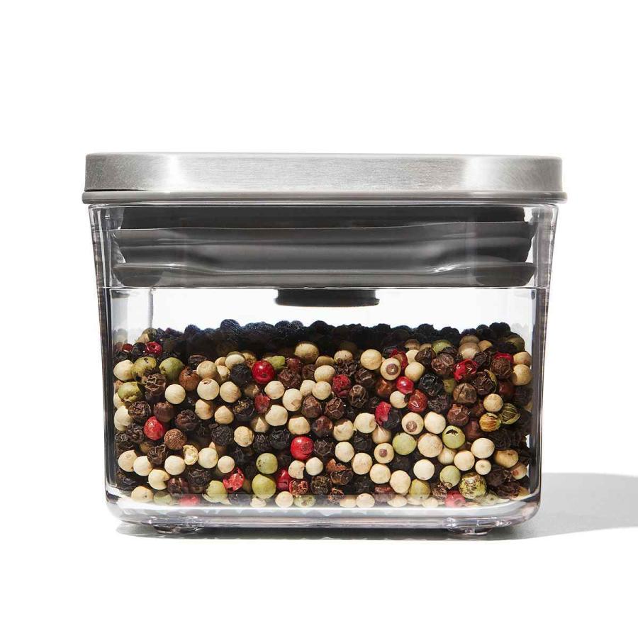 OXO（オクソー） ステンレスポップコンテナ スモールスクエア ミニ 0.4