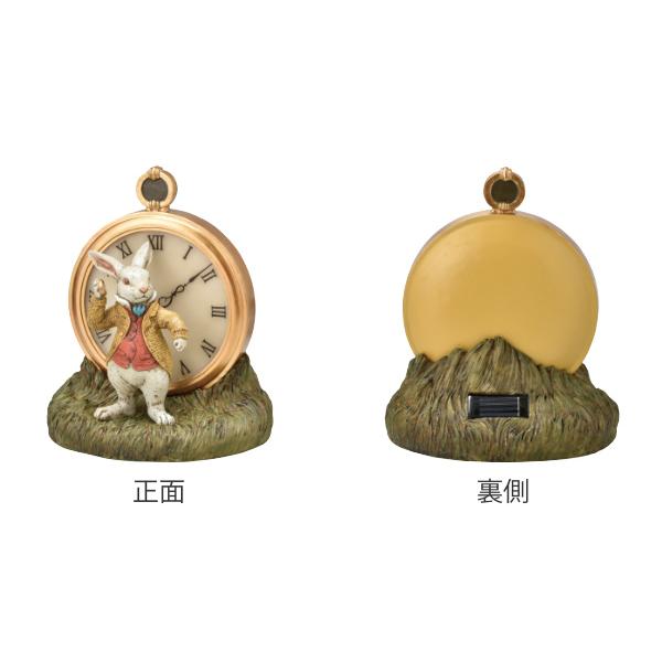 Disney ガーデンオーナメント ラビットの時計 ソーラー Disney ガーデンオーナメント ラビットの時計 ソーラー