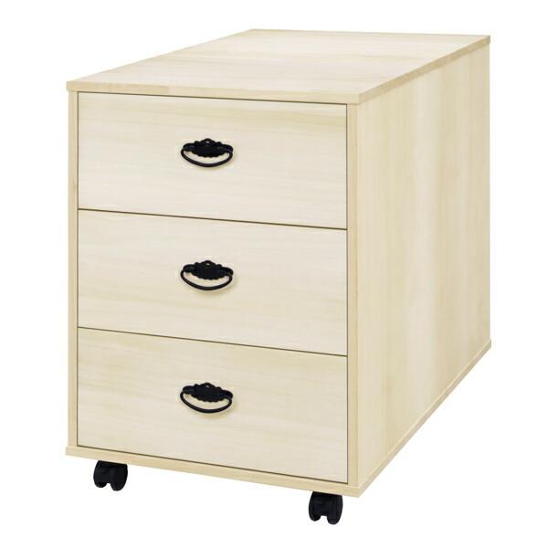 総桐 押入れタンス 3段 深型 キャスター付 日本製 約幅45cm （ 桐タンス