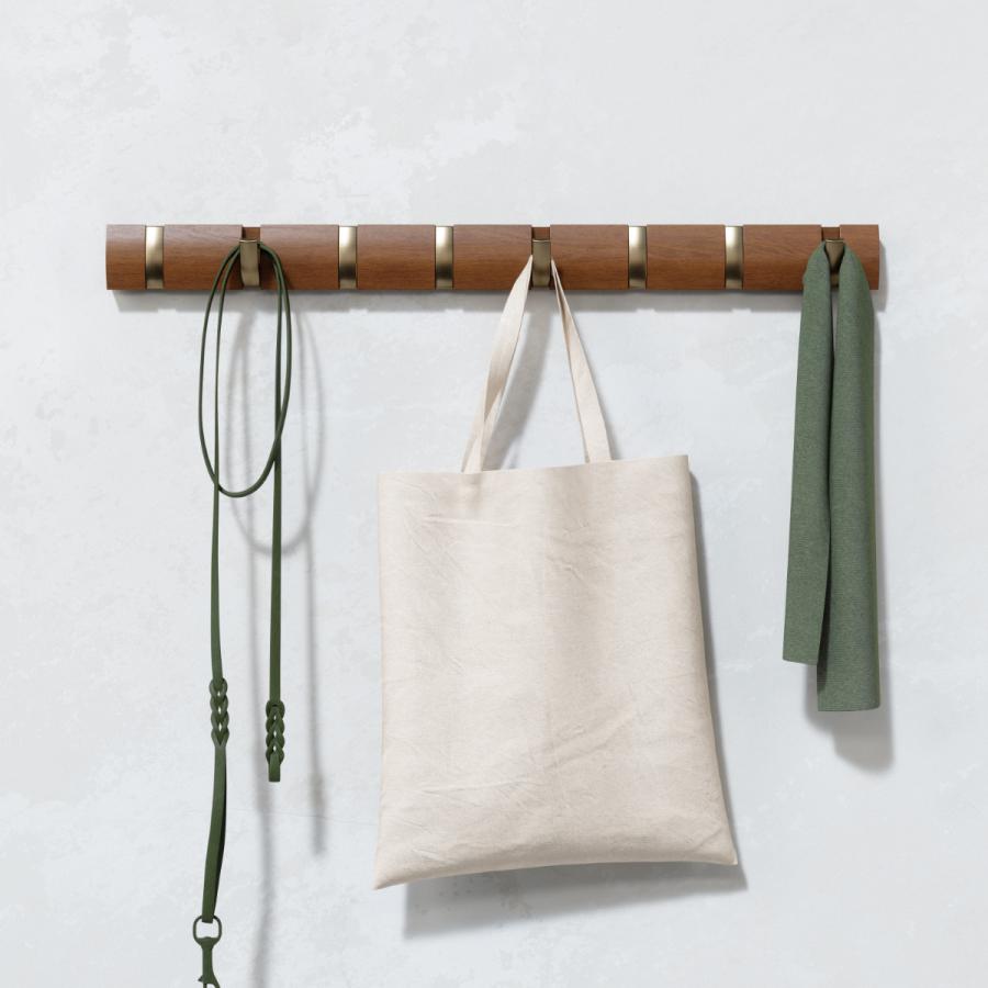 Umbra（アンブラ） ウォールハンガー フリップフック 8連 （ 壁掛け