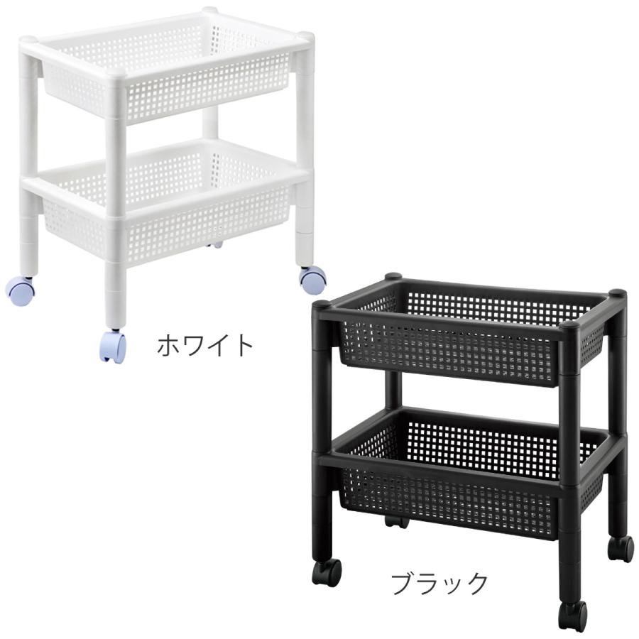 不動技研（FUDOGIKEN） ワゴン 幅29×奥行45×高さ48.7cm パイプハンガー