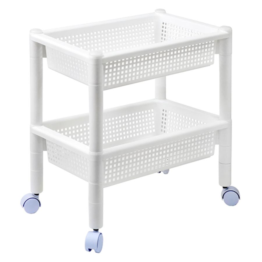 不動技研（FUDOGIKEN） ワゴン 幅29×奥行45×高さ48.7cm パイプハンガー