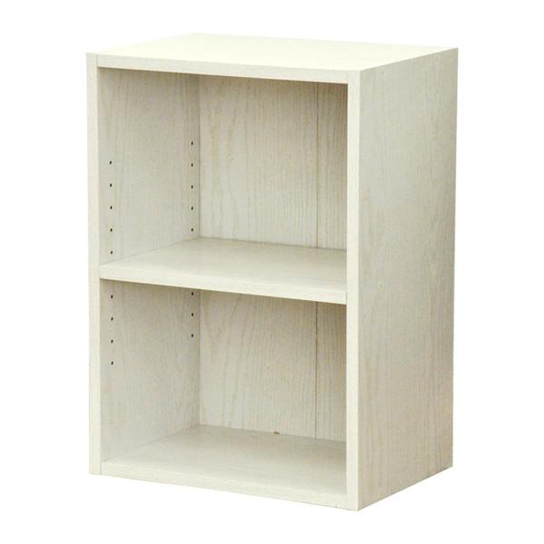 エイ・アイ・エス カラーボックス 2段 収納ラック 可動棚タイプ 約幅