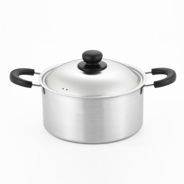 ヨシカワ 両手鍋 22cm IH対応 蓋付き COOK EASY 日本製 ( ガス ヨシカワ 両手鍋 22cm IH対応 蓋付き COOK EASY 日本製 ( ガス