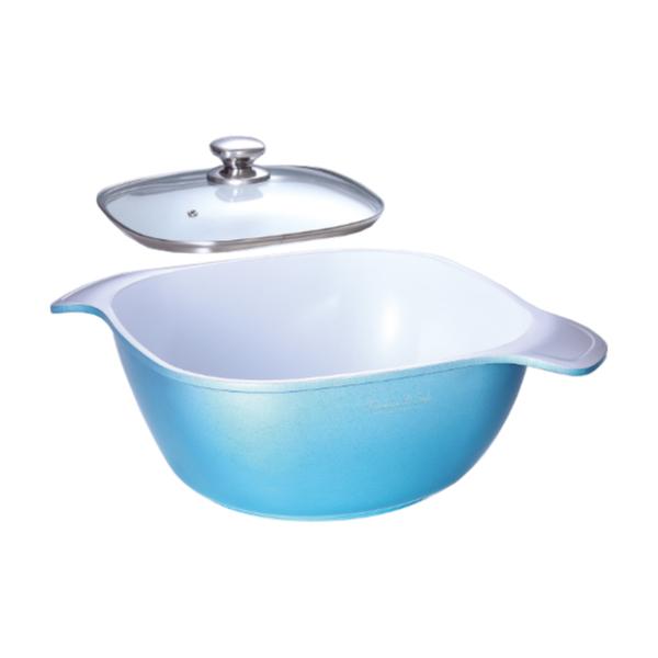 佐藤商事 両手鍋 24cm IH対応 KEVNHAUN シャイニーセラミックシリーズ