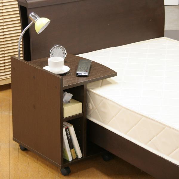 不二貿易（Fuji Boeki） サイドテーブル 高さ54cm キャスター付き コの