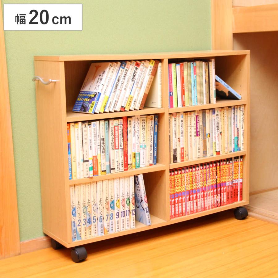 不二貿易 押入れ収納ラック 奥行き77cm 幅20cm キャスター付 不二貿易 押入れ収納ラック 奥行き77cm 幅20cm キャスター付