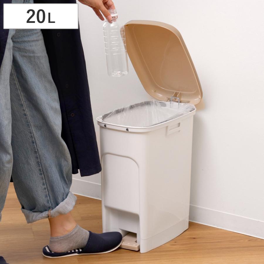 サンコープラスチック ゴミ箱 20L ペダルペール （ 20 リットル 20l