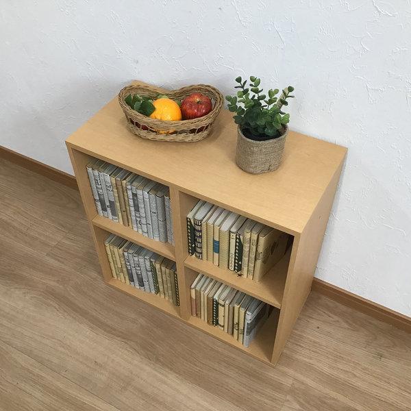 エイ・アイ・エス 本棚 2段 組み合わせラック プレージ 高さ60cm 約幅