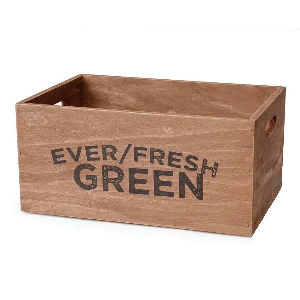 収納ケース 幅36×奥行24×高さ17cm ウッドハーベストボックス セイロン