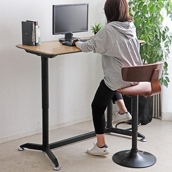 [東馬]昇降デスク　スタンディングデスク　木目調 東馬（Tohma） スタンディングデスク 高さ67〜103cm ナチュラル デスク