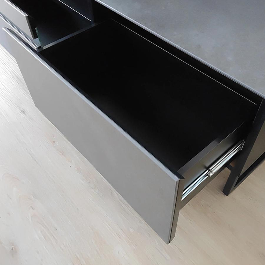 MKマエダ家具 テレビ台 ローボード スチール脚タイプ セラミック MKマエダ家具 テレビ台 ローボード スチール脚タイプ セラミック