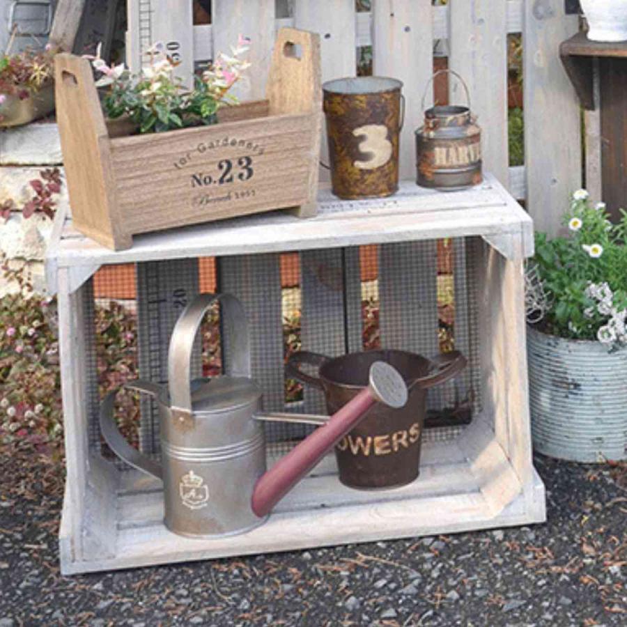 ガーデニング収納 収穫カゴ キャベツボックス アンティーク