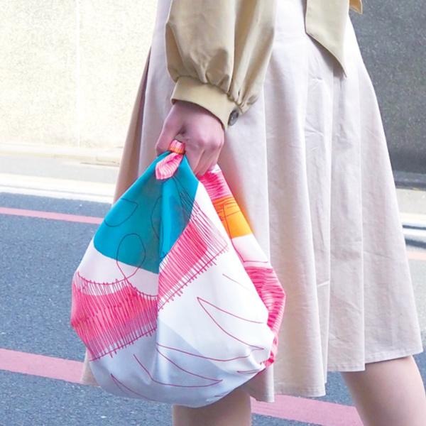 山田繊維 風呂敷 中判 70cm 撥水 鈴木マサル アクアドロップ PONY LAND