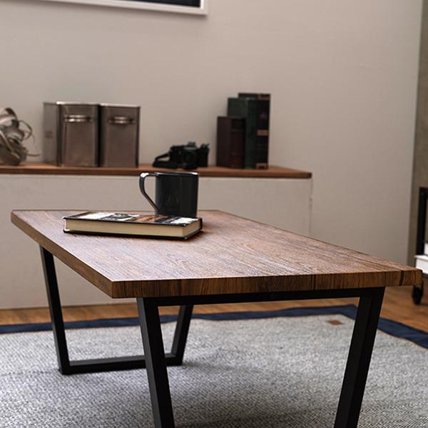 HAGiHARA センターテーブル 幅90cm 奥行50cm 木目調 スチール脚 HAGiHARA センターテーブル 幅90cm 奥行50cm 木目調 スチール脚