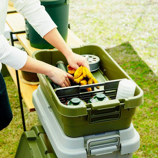 【kaz】トランクカーゴ 仕切板付き 30L ロータイプ kaz】トランクカーゴ 仕切板付き 30L ロータイプ kaz】トランクカーゴ