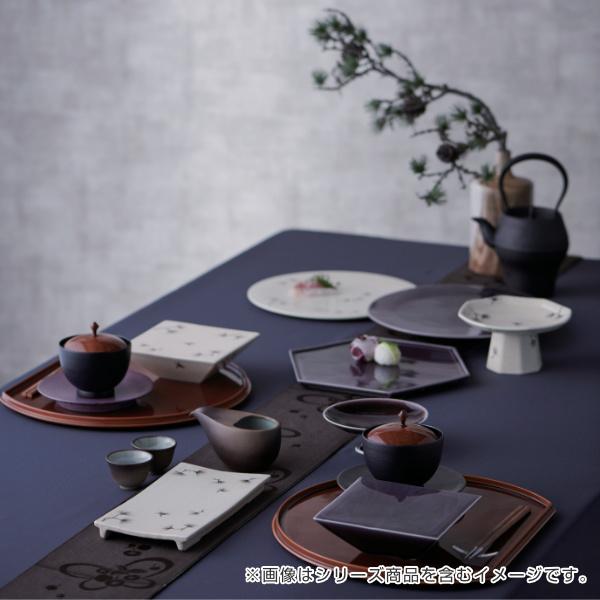 黒織部 4.5石膏プレート 12枚セット 黒織部 平鉢｜長江明人（金峰窯）｜《寸法》径16.4×高3 | 山佳