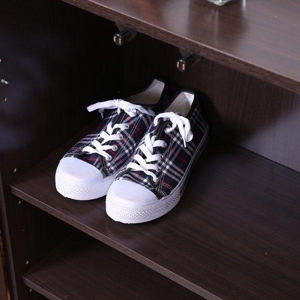 短納期下駄箱 ルーバー オープントップ 幅60cm 奥行33.5cm 高さ90cm 組立品 スリッポン