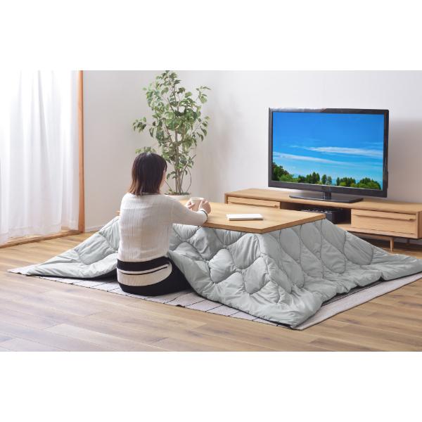 東谷 こたつ布団 190×230cm 薄掛け 長方形 撥水 収納 こたつ 布団