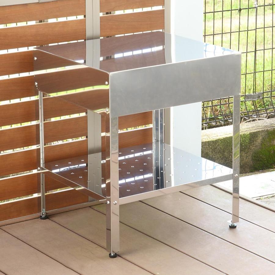 作業台 ステンレス 簡易作業台 幅60×奥行55×高さ68cm 屋外 作業台 ステンレス 簡易作業台 幅60×奥行55×高さ68cm 屋外
