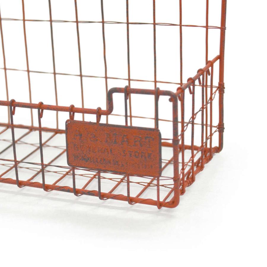 レトロ　3段ワイヤーラック　赤がかわいい レトロ 3段ワイヤーラック 赤がかわいい レトロ 3段ワイヤーラック 赤