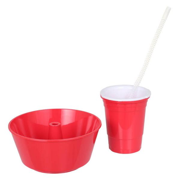 ダルトン DULTON タンブラー スナックボウル セット タブ ストロー付き CARRY SNACK TUB WITH TUMBLER （ ドリンクオンフード ボウル コップ 皿 ポップコーン ）｜livingut｜15