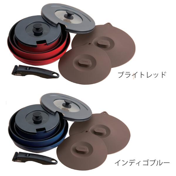 THERMOS サーモス 取っ手のとれるフライパン9点セット ガス火 THERMOS サーモス 取っ手のとれるフライパン9点セット ガス火