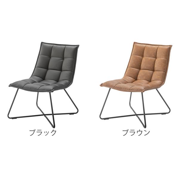 東谷 チェア 2脚セット 座面高42cm パーソナルチェア レザー調