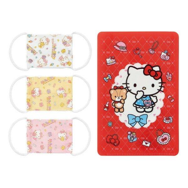 ベビー マスク 3枚 マスクケース セット 子供用 ハローキティ サンリオ キャラクター ベビーマスク ベビー用マスク マスク入れ 赤ちゃん 子供 子ども リビングート Paypayモール店 通販 Paypayモール