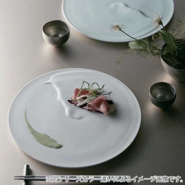 プレート 28cm フラットプレート M.STYLE フェイズ クレマ マット 皿