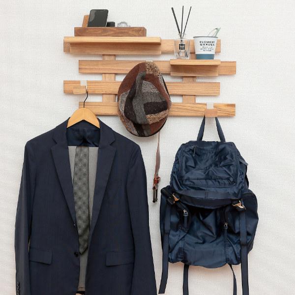 すのこ 壁掛け 壁に取り付けられるすのこ 壁面収納 （ 壁 壁面