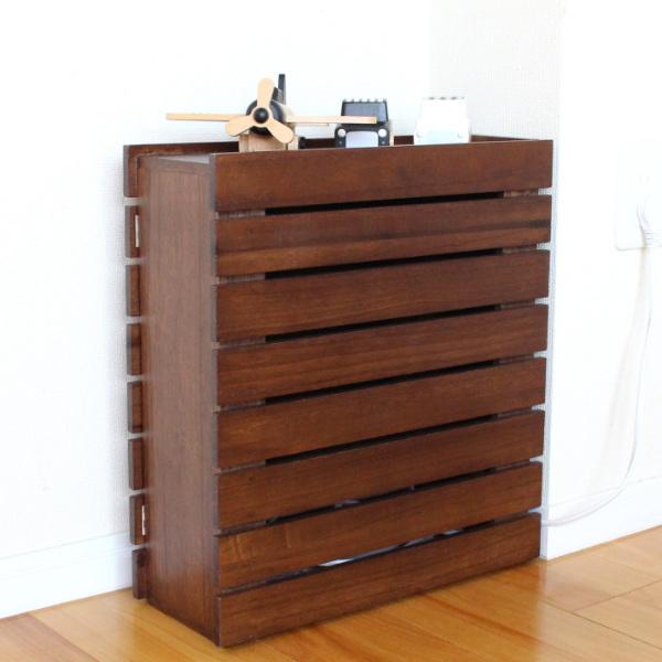 ルーター収納 天然木桐材 モジュールラック ケーブル収納 （ コード