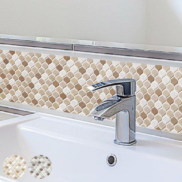 年中無休 デコタイルシール モロッコタイル 40cm 100cm 貼ってはがせる リメイクシート リフォームシート タイルシール 壁紙シール Supplystudies Com