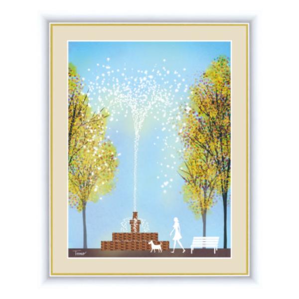 風景絵『公園道』A2サイズ