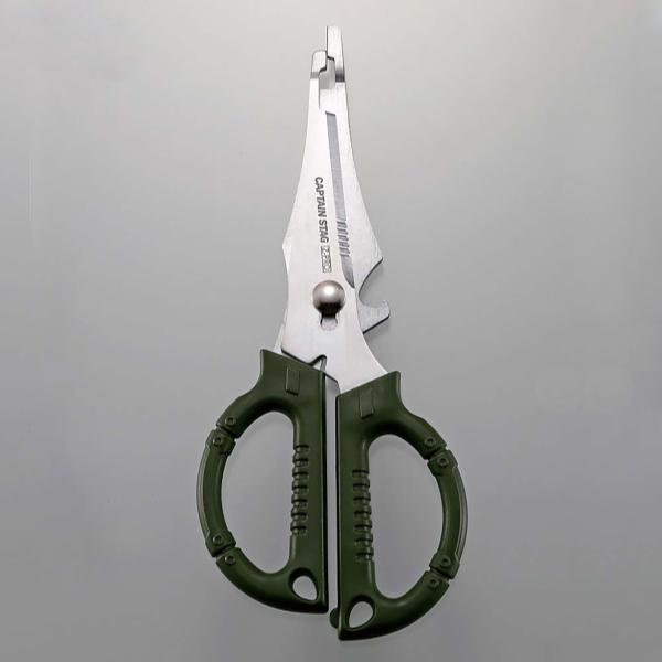 パール金属 アウトドア ハサミ 多機能 収納ケース付 Z-PRO キャプテン