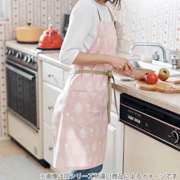 タキマキ　エプロン　ピンク　キッチンクロス付き 滝沢眞規子さんプロデュースのエプロンがオシャレすぎる【プレゼント