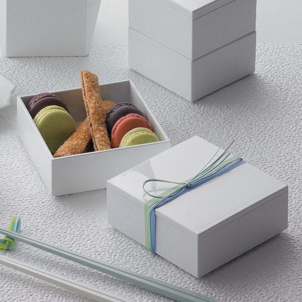 重箱 弁当箱 2段 560ml マルチボックス ホワイト M.STYLE 和心 S （ 二