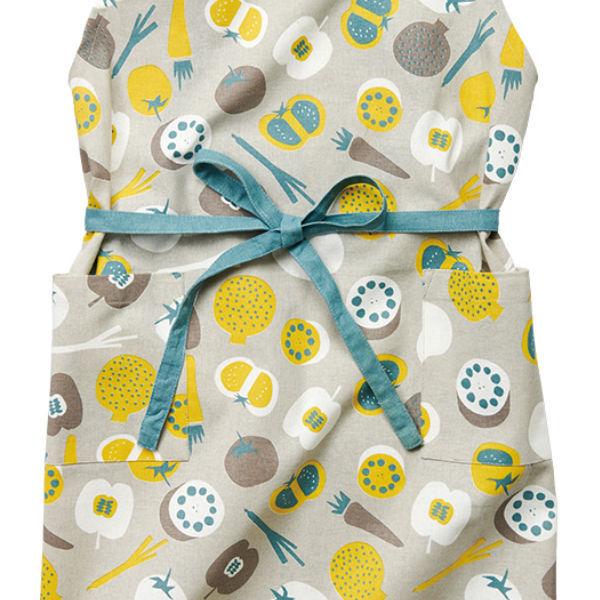 エプロン ベジー 綿100％ 野菜 （ キッチンエプロン 台所エプロン