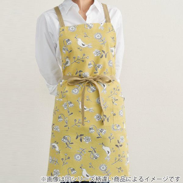 エプロン 花柄 ハンナ 綿100％ （ キッチンエプロン 台所エプロン