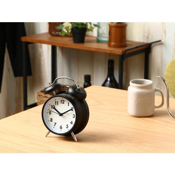 不二貿易（Fuji Boeki） 置き時計 ベル 目覚まし時計 コンパクト