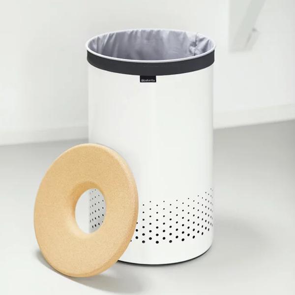 brabantia ランドリービン 60L （ ランドリーバスケット スリム 洗濯かご ランドリーボックス 洗濯 洗濯物 洗濯物入れ ふた