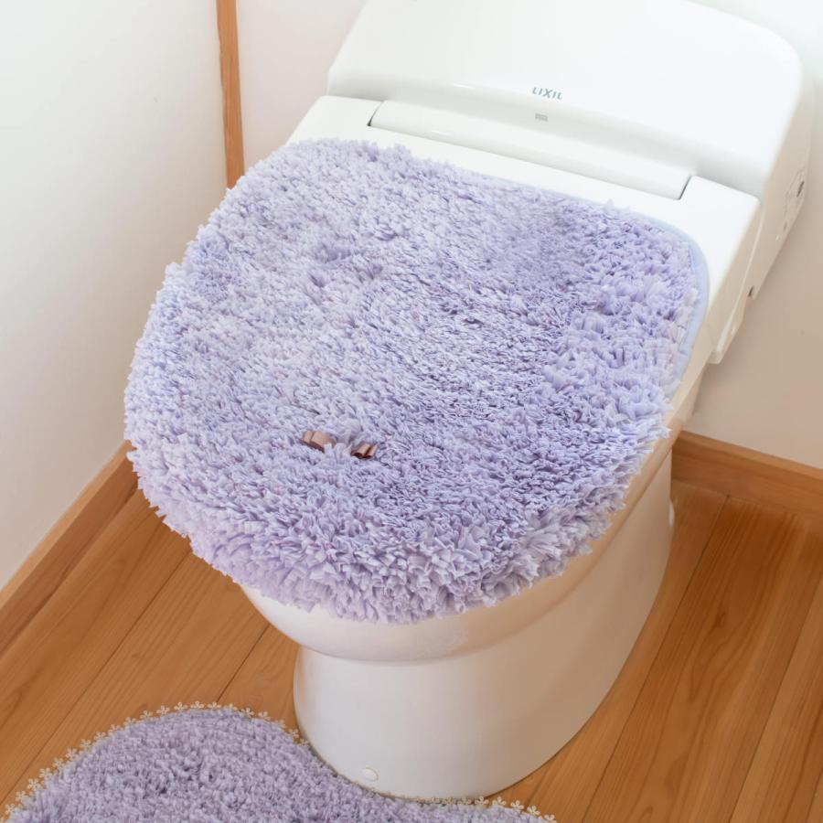 トイレフタカバー 兼用 フルーリスフレ （ トイレ蓋カバー 洗える