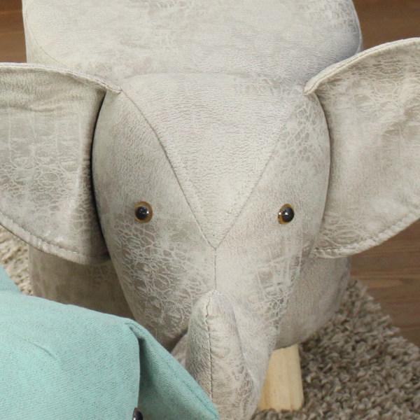 ミヤグチ企販 アニマルスツール ゾウ 座面高28cm スツール オットマン