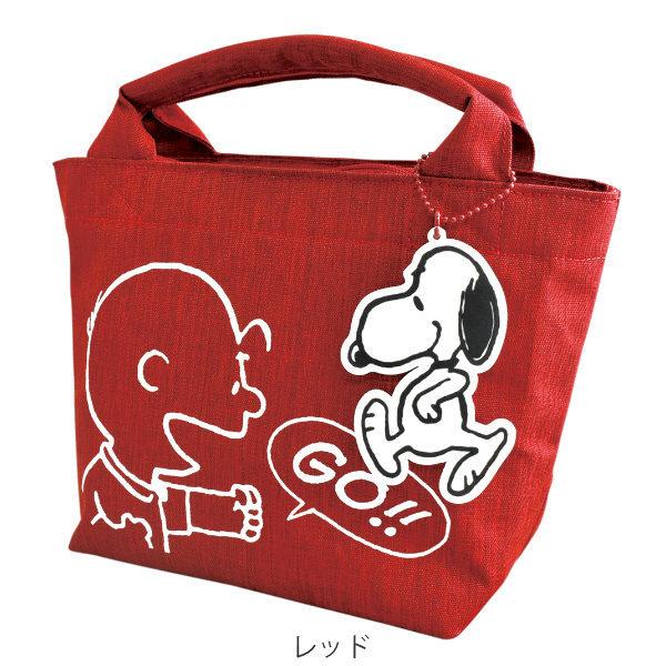 ランチバッグ 保冷 PEANUTS スヌーピー チャーム付き （ SNOOPY 保温 保冷バッグ 保冷ランチバッグ 弁当袋 お弁当袋 お弁当入れ ）｜livingut｜05