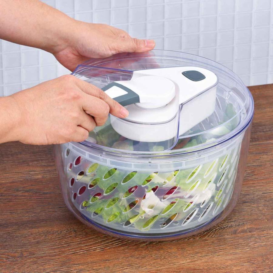 サラダスピナー スティージ― キッチン 便利グッズ ざる 水切り ( 野菜水切り器 野菜水きり器 コランダー キッチンツール スピナー ) :373433:リビングート ヤフー店 - 通販 - Yahoo!ショッピング サラダスピナー スティージ― キッチン 便利グッズ ざる 水切り ( 野菜水切り器 野菜水きり器 コランダー キッチンツール スピナー ) :373433:リビングート ヤフー店 - 通販 - Yahoo!ショッピング